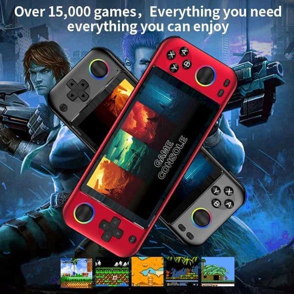 New R900 Multi-functional Handheld Game Console - 7201280 HD LCD Display 15000 Built-in Games Portable Retro Gaming Device J260423