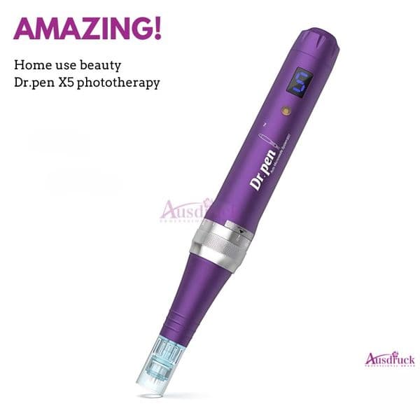 Wireless Electric Microneedling Pen Auto Dermapen LED Screen Adjustable Speed Skin Rejuvenation Acne Scar Treatment Beauty Device OEM
