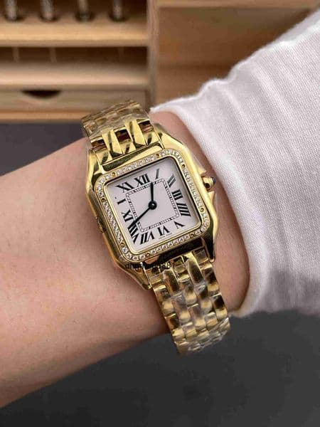 Top quality panthere watch super clone watches luxury watch women designer mens watch swiss quartz movement 316L steel sapphire glass 22mm with box 04EJ