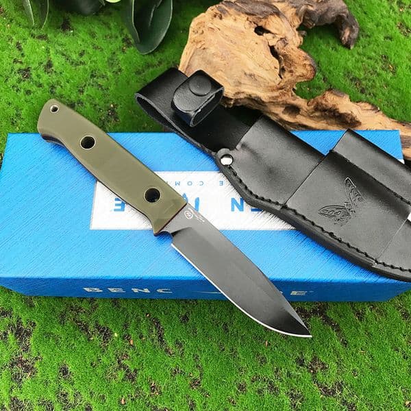 Portable Outdoor Rescue Defense BM 163 Fixed Blade Knife Sharp D2 Blade Tactical Survival Knives G10 Handle EDC Camping Tools thumbnail 2