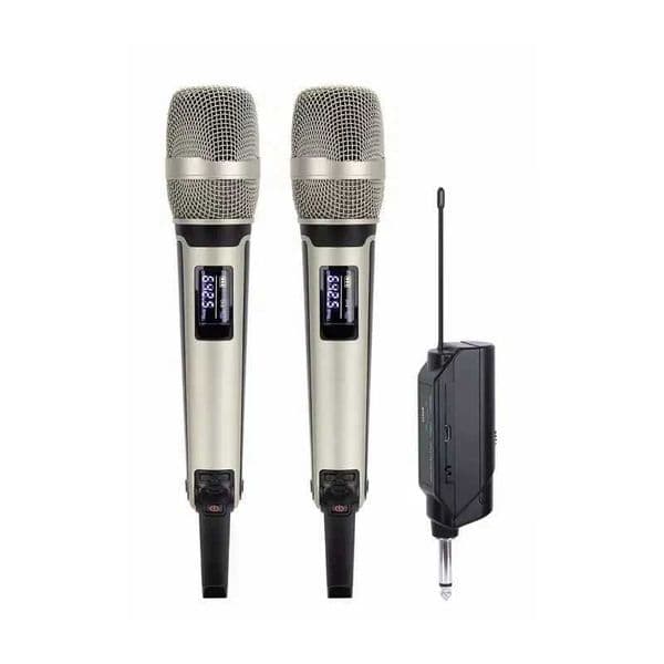 Wireless Karaoke Microphone Dynamic UHF Home Studio Recording for Computer Audio Professional DJ Conference Mic Recharge 2023 J260423