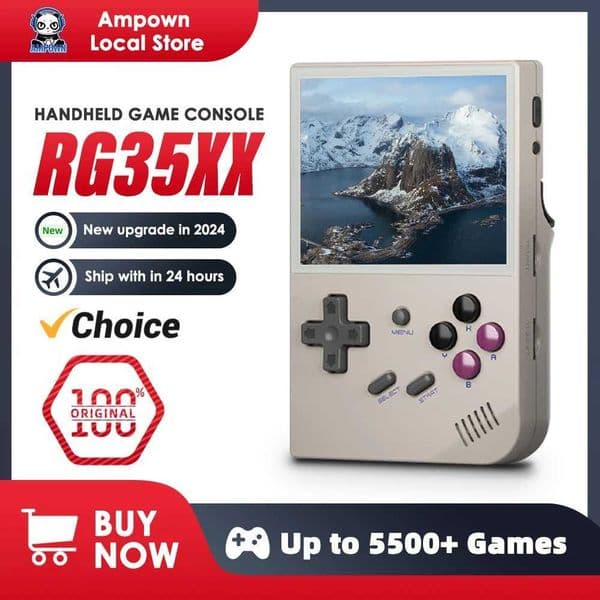 ANBERNIC RG35XX Handheld Game Console H700 Processor 35 IPS Screen Linux System Retro Portable Video Console 2024 New Model J260423