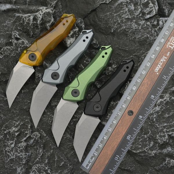 Folding Knife 7350 Outdoor Camping Aviation Aluminum Handle Pocket Survival Tactical Hunting Utility Kitchen Knives CED Tools thumbnail 2