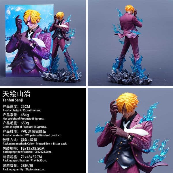 TH Tianhui Explosive Sanji Figure One Piece Anime Merchandise Trendy GK Model GK Anime StatueL260424