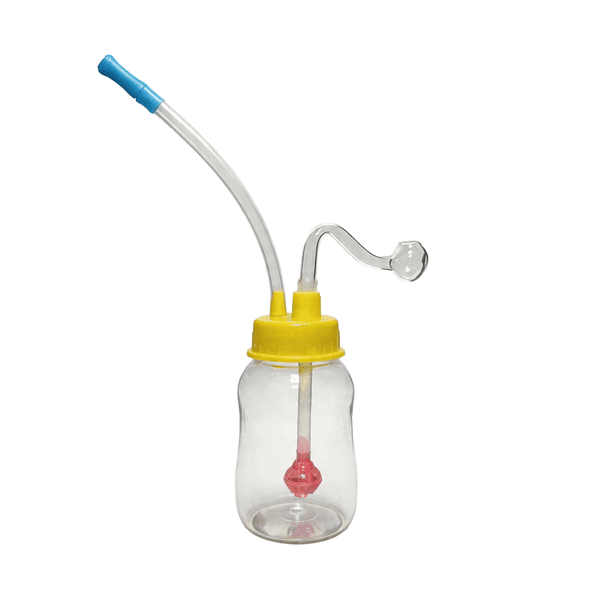 Bottle Shaped Oil Burner Water Pipe Glass Bong Ball Percolator