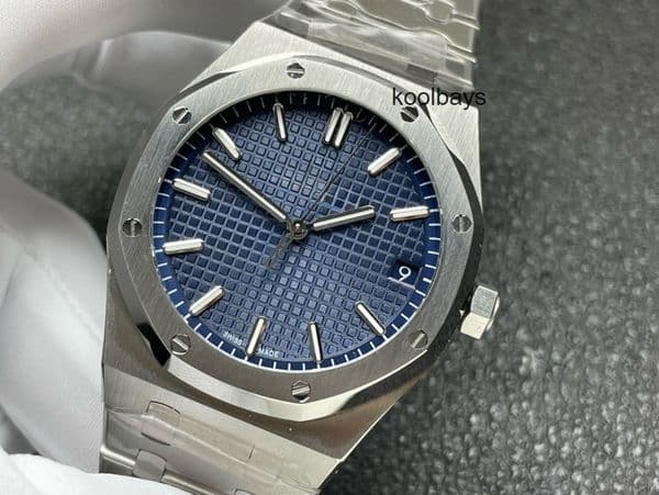 Top quality royals oak watch 15500 15510 mens watch 4302 mechanical movement super clone watches designer watch sapphire glass 904L steel 41mm with box LOUZ