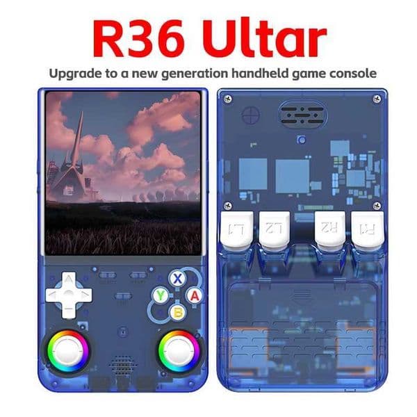 New R36 Ultra Retro Video Game Controller 40-inch IPS Screen Linux System Can Connect to WiFi Portable Handheld Game Console J260423