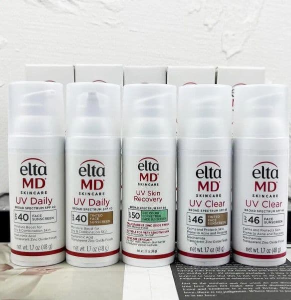 Elta MD Moisturizer Face Cream 48g Clear Daily Face Cream Colorless Oil-free Oil Control Small Light Shield Isolation Brightening Refreshing