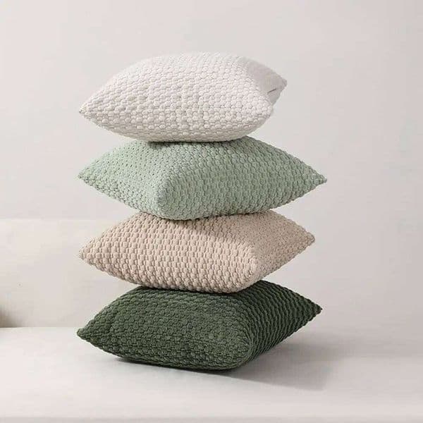 1pc Corduroy Pillowcase Throw Cover Textile Pillowslip Home Decor Square Luxury Decorative Retro Modern Pillow Cases 26L0424