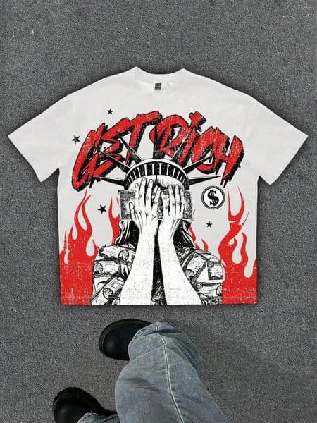 Men's T Shirts The T-shirt For Summer Of 2026 Features A Casual Fashionable Soft And Breathable 3D Angel Pattern Print