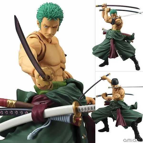 Anime One Piece 18cm BJD Roronoa Zoro Joints Moveable PVC Action Figure Collection Model ToysL260424