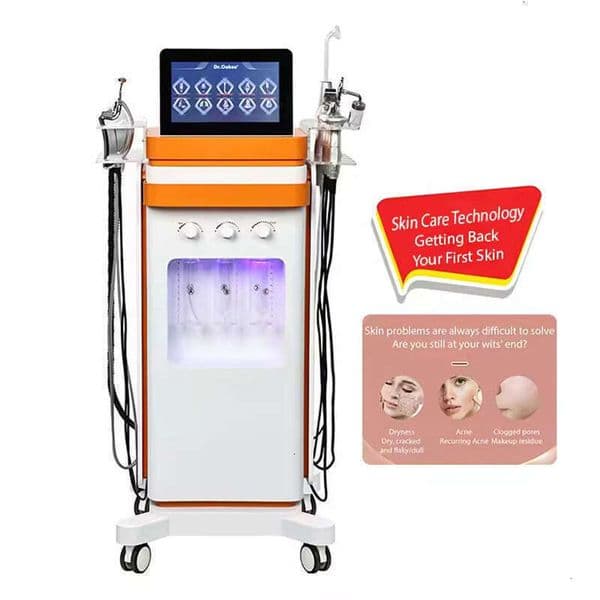 Ace New Selling 10 Handles Beauty Dermabrasion Beauty Deep Cleaning Machine Oxygen Aqua Peeling Skin Smoothing Pore Removal Blackhead Removal Beauty Equipment