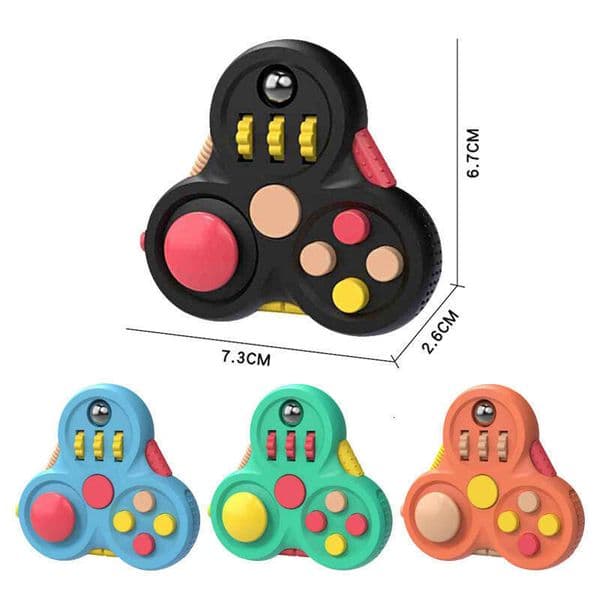 2026 New Fidgetpad Stress Relief perfume Handle Gyro Cube, Creative Fingertip Decompression Educational cologne Toy Designer
