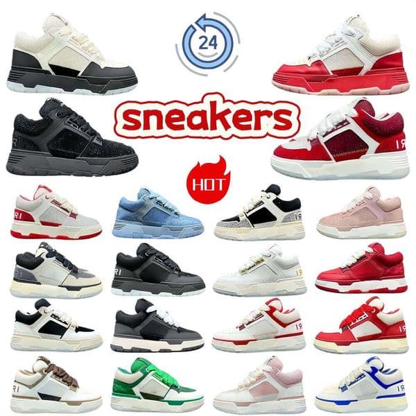 Designer Skeltop 2 Ma-1 Crystal inlaid leather mesh shoes Couple Sneakers Breathable Casual Shoes Flat Shoes