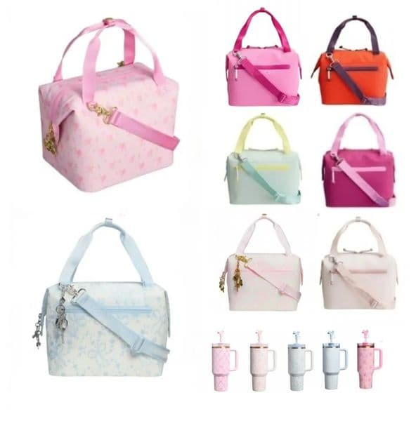 Luxury Designer Decor Ship From US room All Day Julienne Mini Soft Ice Buckets Lunch Bag Box Polyester Cooling Travel Cooler Bags Madeleine 7