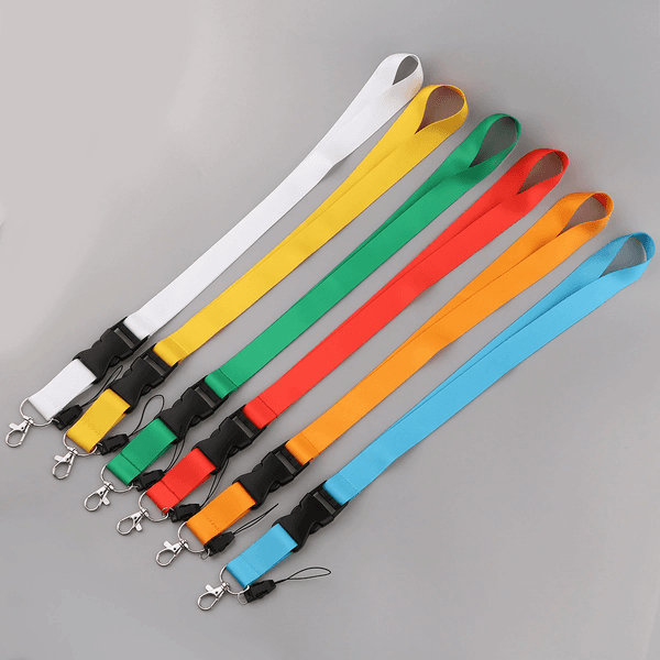 Marble Solid Color Lanyard-Detachable Buckle Neck Strap for Cell Phone Key Camera ID Card Holder- Durable Polyester Lanyards for School Sports
