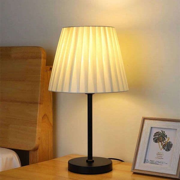 LED Table Lamps Study Bedroom Decoration Bedside Tables Rechargeable Light Touch Remote Control Cloth Cover Reading Desk Lamp