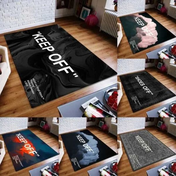 Yard Decor Keep Off Clouds Carpet Traditional Abstract For Living Room Bedroom Home Decor Modern Non Slip Washable Popular Area Rug landscape Garden Ornament 2