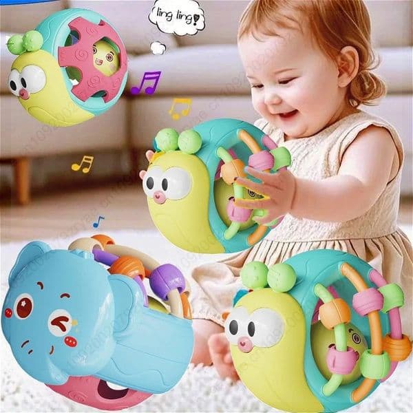 Baby Balls Rattle Comforter Toy Soft Hand Grasp Ball Educational Sensory Toys Activity Crawling 0 6 12 Months 260424