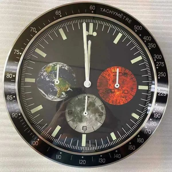 2026 Large Modern Design Metal Watch Shape Clocks Silent Calender Quartz Needle Wall Clock With Date R251113 Free Shipping 003 T260514