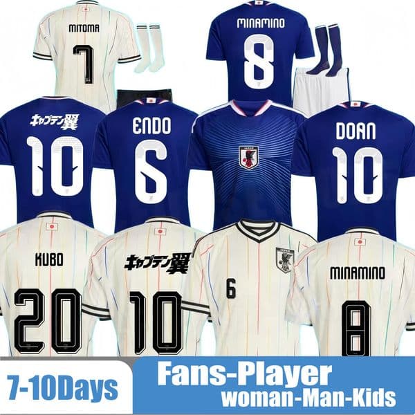 2026 Japan World Cup Soccer Jersey Men Kids Soccer Jersey 26 27 Special Edition national team MINAMINO MITOMA NAKAMURA MITOMA DOANfootball Shirt AYASE KUBO SEKO