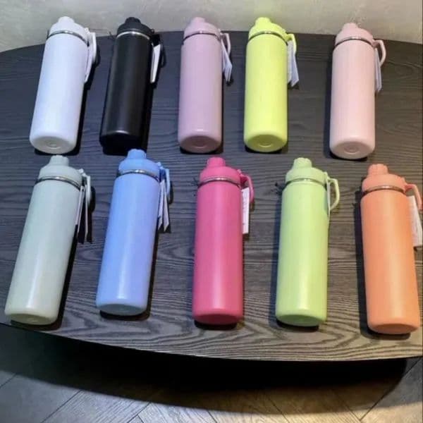 Luxury Designer Decor Water Bottles Llu Insulated Cup room Portable Leakproof Outdoor Cups Sport Gym Vacuum Stainless Steel Pure Titanium 8