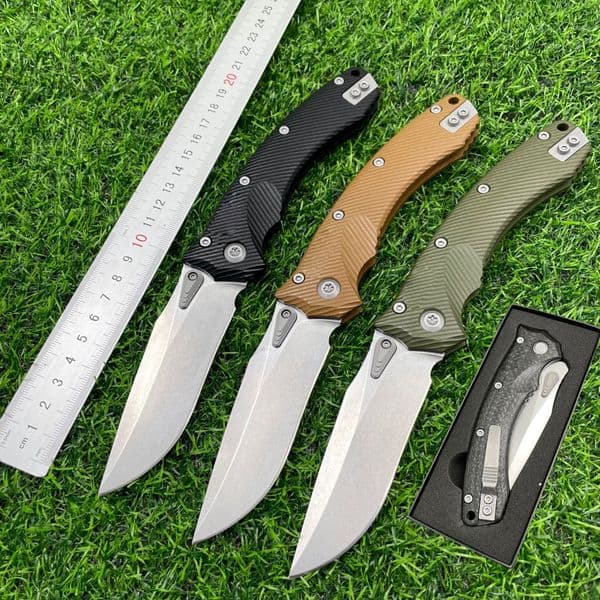 M390MK Blade EDC Folding Knife folding knife Aluminium Alloy Handle Outdoor Hunting Camping Fishing Hiking Survival Pocket Knife knivefolding