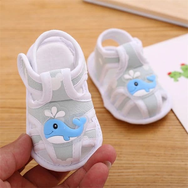 Baby Girls Boys Sandals Cute Flexible Nonslip Summer Flats First Walkers Toddlers Shoes for Casual Home Infants 015Months 260424