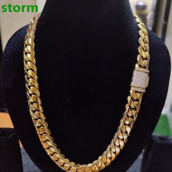 6mm X 24 Inch Miami Cuban Link Chain for Women Real Moissanite Iced Hip Hop Engagement Wedding Gift Necklace Rose Gold Plated