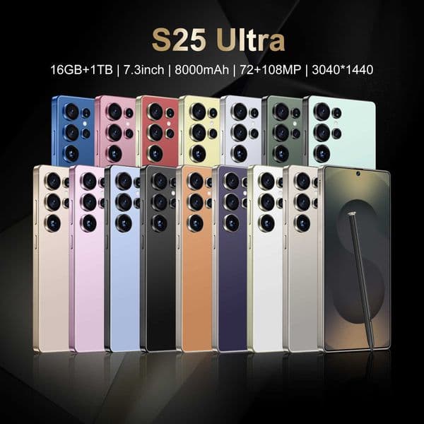 TKS25 Ultra Built-in Pen High-end Large Memory Large Screen Hot Sale Android Smart Phone R251206
