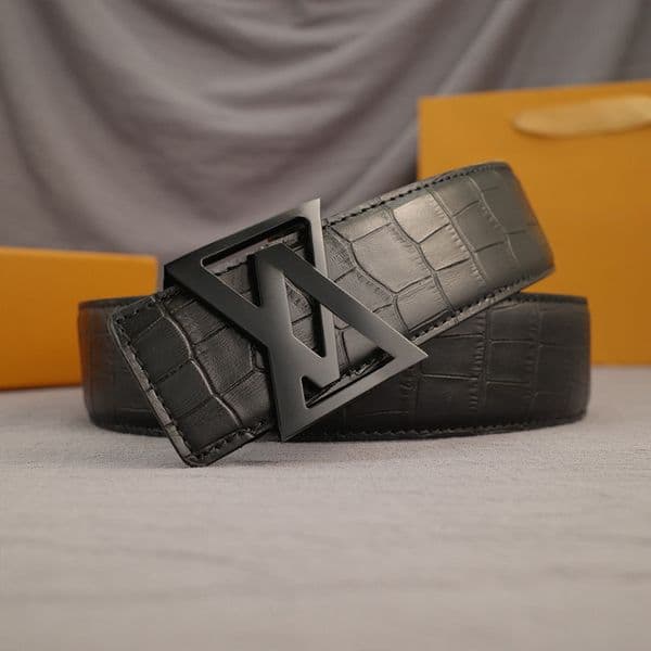 Designer Belt Genuine Leather Belts Man Woman Width 4cm Luxury Classic Smooth Buckle Waistband Letter Design 95-125cm Length