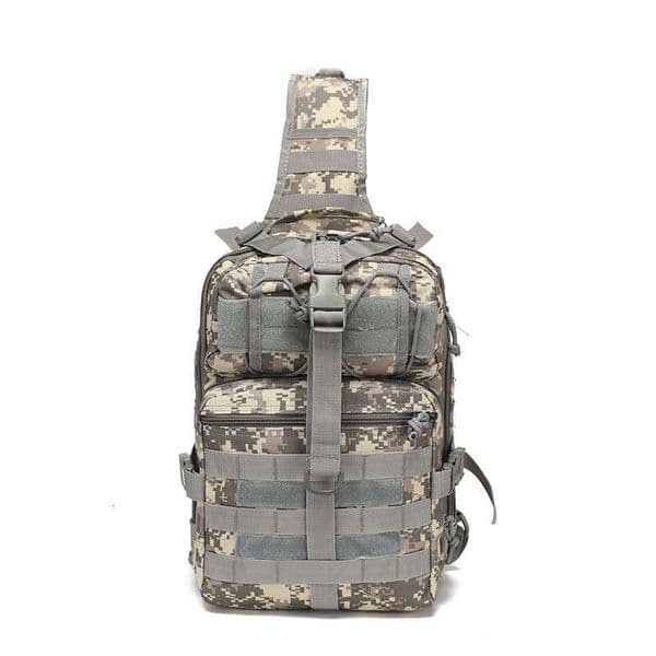 Outdoor Tactical Chest Bag For Mountaineering And Hiking, Popular Single-Shoulder Crossbody Waterproof Sling Bag, Fishing Gear Outdoor Equipment
