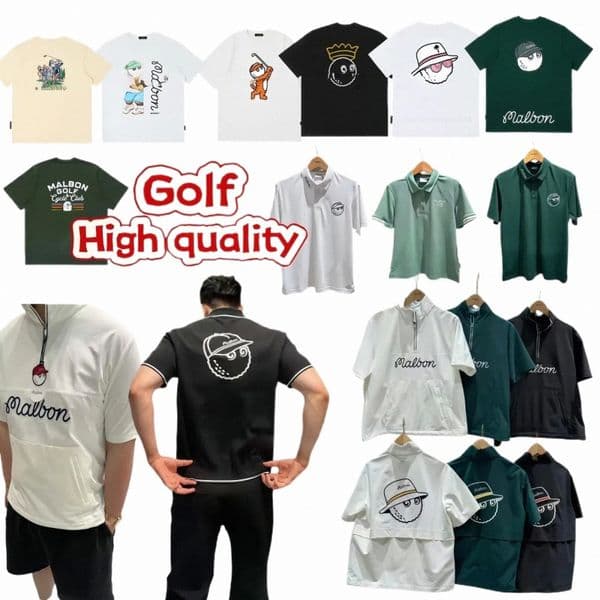 3a malbons t shirt designer t shirt Sweatshirts Luxury Clothing Golfs Shirt Round Neck Long Fit Sport Lightweight Breathable clothing ac y3sC#
