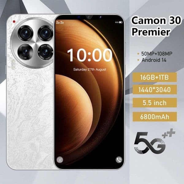 New Arrival Camon 30 Premier Mobile Phone 55 Inch 116G Smartphone R251206
