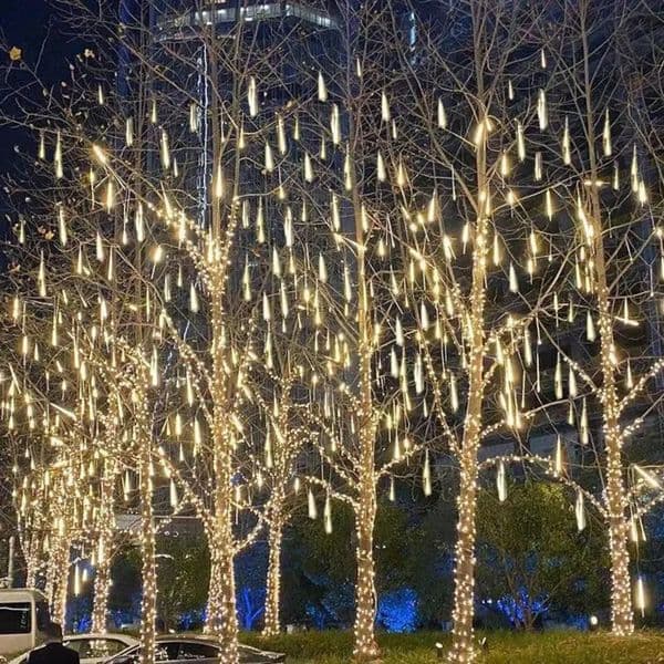Luxury Designer Decor 30/50Cm Led Light room Meteor Shower Rain Lights Waterproof Garden Decor Outdoor Street Garland New Year Christmas Dec 7