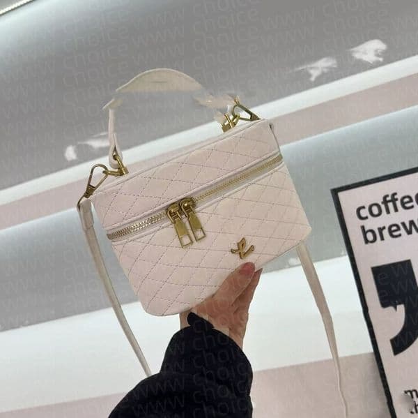 designer bag 2026 Luxury Bag New Style Handheld Crossbody Bag - Leather Women's Bag, Sheepskin Box Design, Single Shoulder Women's Small Square Bag