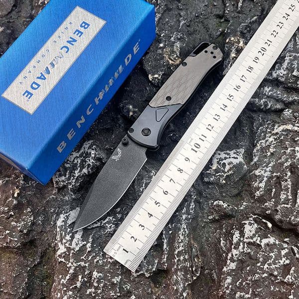 New BM 535 Folding Knife Aluminum Handle D2 Blade Outdoor Hunting Survival Sharp Self-defense Multi-tool Self-defense Men's Gift