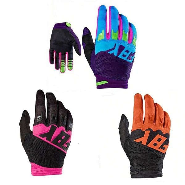 Fashion Man Woman Four Seasons Motorcycle Gloves Windproof Wear-Resistant Suitable for Off-Road Sports Cycling Activities S260420
