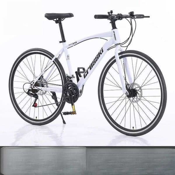 Adult Road Bike Model Racing Bicycle for Men And Women with Bent Handlebars Sports Fitness Cycling Machine S260424PJP5