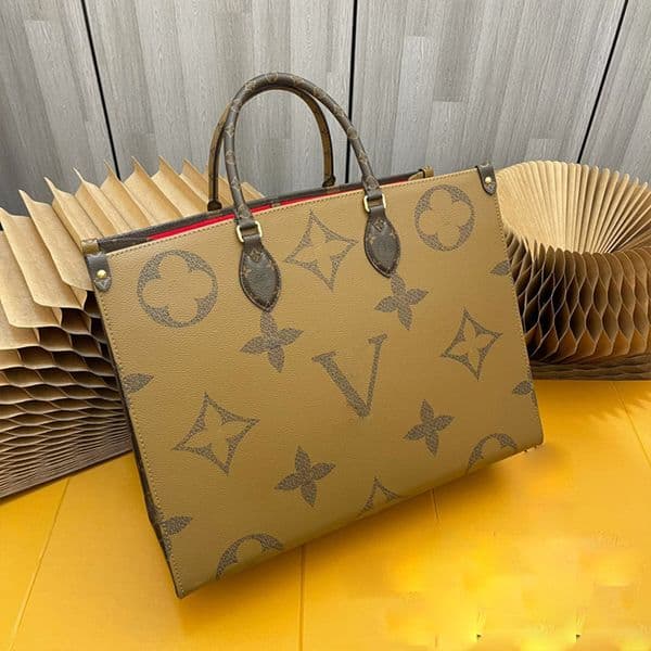 Top ONTHEGO Handbags designer bag luxury bags Tote Women Leather Shoulder Bags Leopard Splicing Crossbody Bag Messenger Bags Handbag Purse M45321
