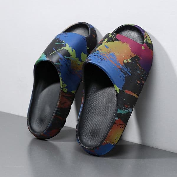 2026 New Season Men's Oversized Thick-soled Slippers Trendy Home Slippers for All Seasons 40-49