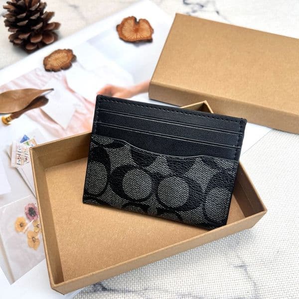 Women card holder designer wallet cardholder designerpurse women genuine Leather Womens men wallets Mens Key Ring Credit crad bag Coin Mini Wallet with gift 13A.