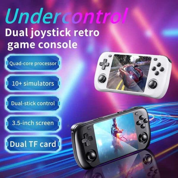 NEW Retro Gaming Console H36S I HD Display Handheld Portable Game Player Open Source OS 64GB 128GB games T260424