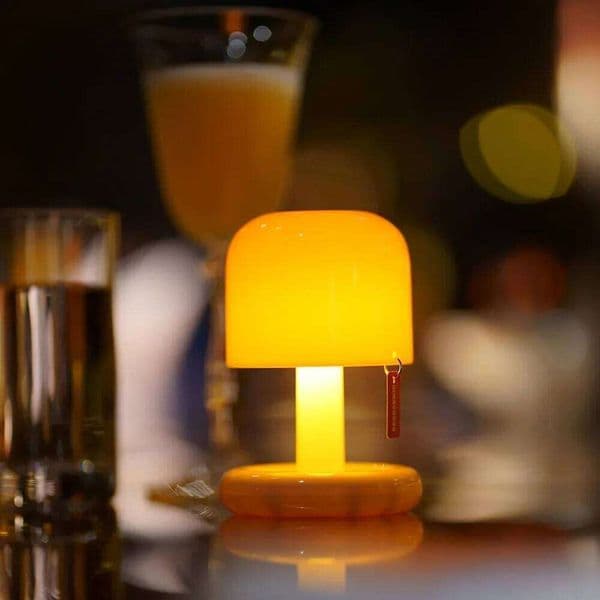 Table Mini USB Rechargeabl Sunset Decoration Lamp Mushroom Style Bedroom Bedside Atmosphere Led Night Lights