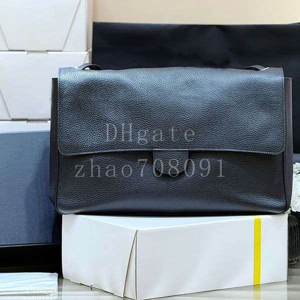 Grained Calfskin Maxi Flap Bag 38.5cm Designer Shoulder Bag Luxury Crossbody bag Diamond quality With box 26PAS6233