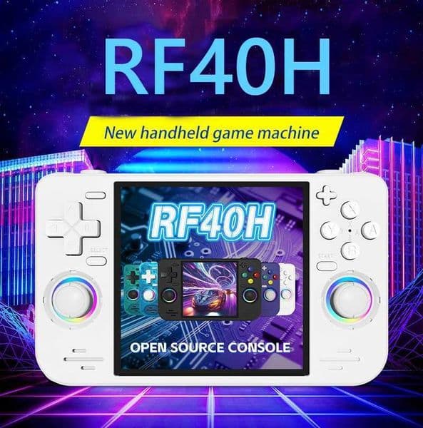 Open Souce RF40H Retro Handheld Game Console Linux 40 I Screen Supports WiFi Glowing Rocker Portable Pocket Video Game Playe T260424