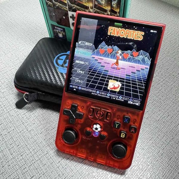 R36MAX Game Console 64GB 128GB 18000GAMES Linux System 40inch K36 vs R36S 35inch Pocket Video Player No Download Required T260424