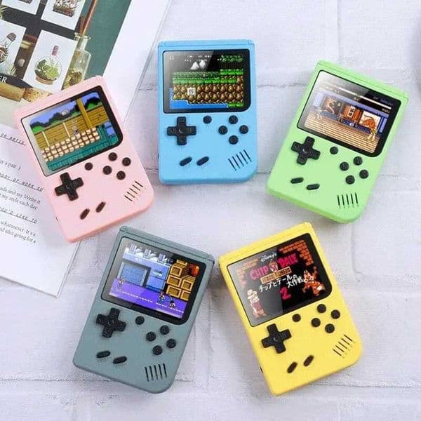 Portable Retro Mini Handheld Video Game Console Built-in 400 Games Support English 24 Inch Screen Support Two-player Games New T260424