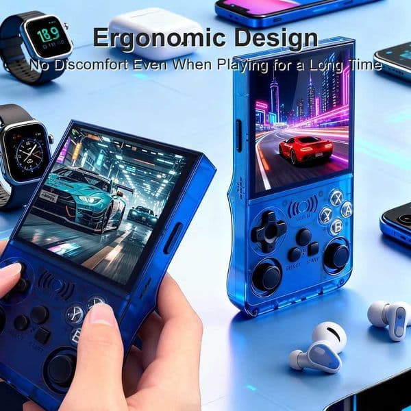 GAMINJA Handheld Console ANS13 40-inch I Screen Retro Handheld Console Pre-loaded with 15000 Games Linux System Portable T260424