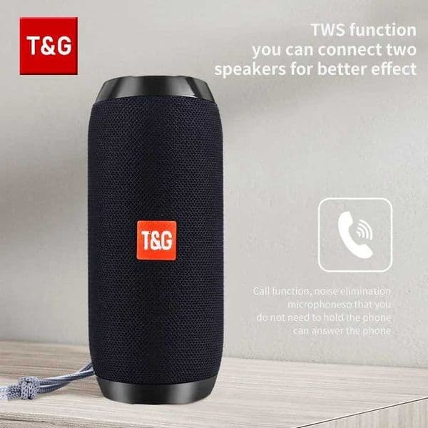 Bluetooth Speaker TG TG117 Portable TWS Sound Box Waterproof Loudspeaker Outdoor Stereo Surround Speakers Support TF FM Radio T260424